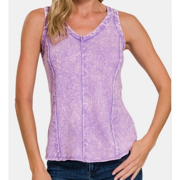 Tops - Lavender Sleeveless Women's Top